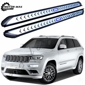 Adatta tavola da corsa per Jeep Grand Cherokee 2011-2021 barra nervosa passo laterale alluminio - Foto 1 di 9
