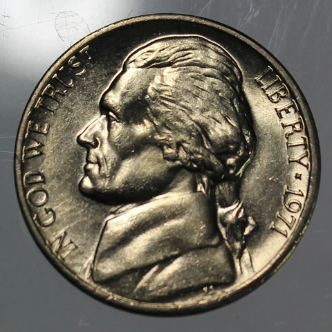 1971-P Full Step FS Gem BU Jefferson Nickel (SP) Cover
