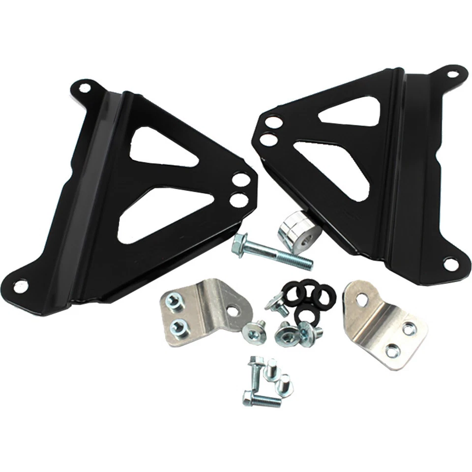 Works Connection Honda CRF250/450R 21-24 Black Radiator Guards - image 1 of 1