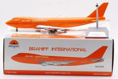 INFLIGHT200 BRANIFF INTERNATIONAL B747-130 1:200 DIECAST IF741BI0723 EN STOCK Foto 1 de 3