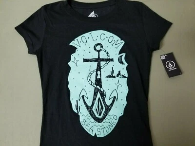 New Volcom Juniors Sea Stoned Shirt Top. - Image 1 of 3