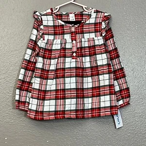 Carter’s Kid girls Holiday Christmas top leggings set size 5/5A - Picture 1 of 12