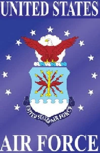 Bandera serigrafiada de poliéster de la Fuerza Aérea de los Estados Unidos TG 19304 - Imagen 1 de 1