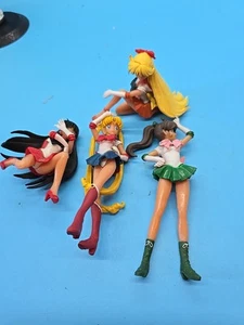 SAILOR MOON Doll Figures LOT of 4 Jupiter MERCURY Venus DARK LADY Gashapon World - Picture 1 of 14