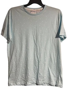 Camiseta Denim & Flower Ricky Singh Para Hombres Azul Claro Estampado Gaviota Talla XL - Imagen 1 de 7