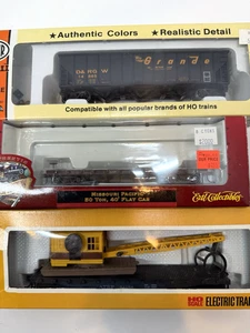 3-Lot HO-Cox Flat w/Crane,Con-Cor Hopper, & Ertl Flat Car Never used. - Picture 1 of 7