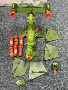 VINTAGE Teenage Mutant Ninja Turtles TMNT Turtle Blimp 1988 compagni di gioco con 6 bombe - Foto 1 di 2
