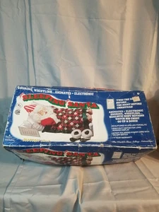 Telco Motion-ettes SLEEPING SANTA 1992 Animated Snoring Whistling in Bed Vintage - Bild 1 von 13