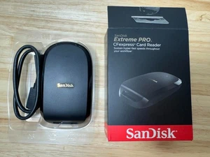 SanDisk - Extreme PRO USB 3.1 CFexpress Memory Card Reader - Black 129348903 - Picture 1 of 3