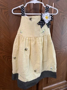 Emily Rose Bumblebee Sundress - Size 4T - Picture 1 of 8