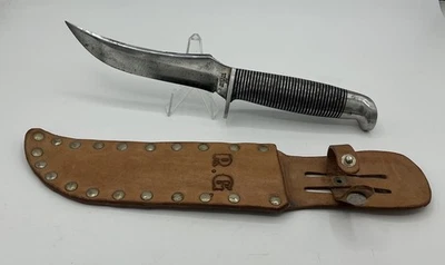 Western Knife Co Boulder USA Black Beauty Fixed Blade Hunting Replacement Sheath - Image 1 of 4