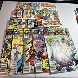 The Transformers Comic Books Set Of 17 From The 80’s - Picture 1 of 18