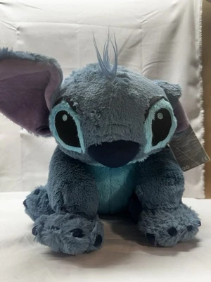 迪士尼商店 Stitch 毛绒大号 14 英寸 Lilo 坐填充动物玩具官方  — 第 1/4 张图片