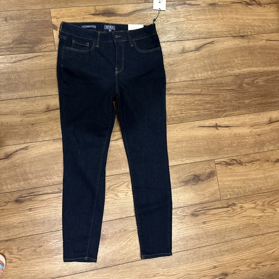 Sz 14 NYDJ Skinny Dark Wash Jeans Lift & Tuck Technology