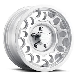 16" Sendel T17 8-Lug Boat Camper RV Trailer Wheel Rim Silver Machined (QTY 1) - Picture 1 of 3