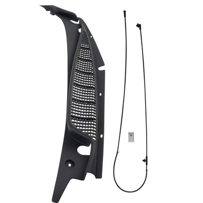 Paneles de moldura de rejilla de limpiaparabrisas ventilación de capó para Chevrolet GMC Express 1996-20 Foto 1 de 4