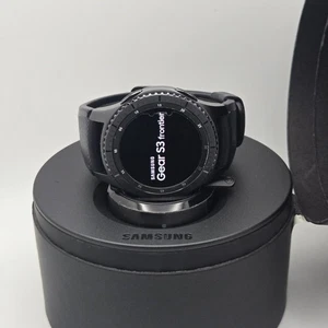 Samsung Gear S3 Frontier Smartwatch Excellent Condition Black - Picture 1 of 7