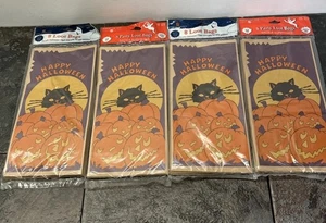 Vintage Halloween Trick or Treat Papiertüten 32 Tüten versiegelt 4 Stück - Bild 1 von 5