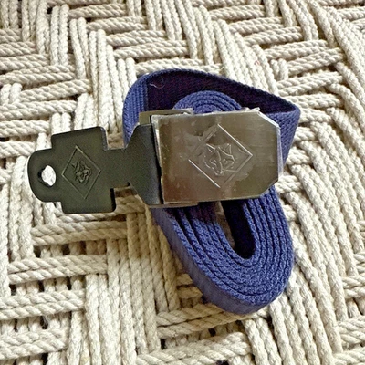 NEW Cub Scout Belt Navy Blue 54" Long Cut-It-Fit One Size - Image 1 of 4
