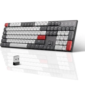 Magegee Moon104 Wireless Mechanical Keyboard RGB Triple Mode 2.4/BT/USB - Picture 1 of 8