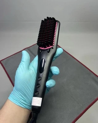 Hair Straightener Brush Hot Comb For Curly Hair MCH Fast Heating Easy To Use - Image 1 of 4