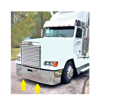 Parachoques 20" Freightliner Fld 120 y 112 Aero Cromo Calidad Premium Foto 1 de 2