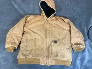 Giacca uomo Old Mill marrone tela resistente da lavoro come Carhartt taglia 2XL - Foto 1 di 10