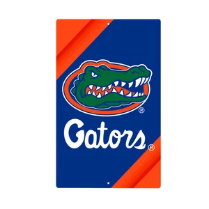 Letrero de pared de metal de Estados Unidos con logotipo de Universidad de Florida, 7,5" x 11,5" - Imagen 1 de 2