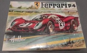 Kit Modelo Plástico Ferrari P4 Modelo Heller 1/24 DE COLECCIÓN RARO NUEVO SELLADO - Imagen 1 de 2