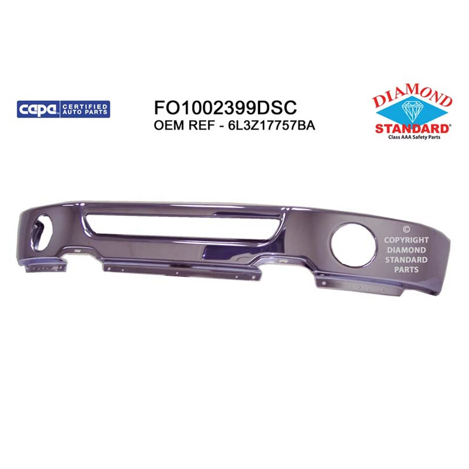 FO1002399 New Replacement Front Bumper Bar Fits 2006-08 Lincoln Mark LT DS-CAPA Foto 1 de 1