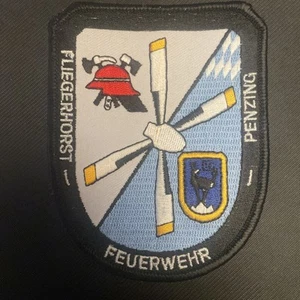 Bundeswehrfeuerwehr Fliegerhorst Penzing Werkfeuerwehr Ärmelabzeichen - Bild 1 von 1