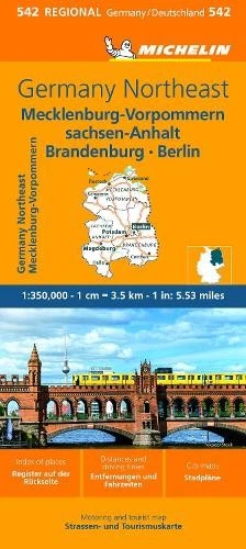 Michelin Germany Northeast - Michelin Regional Map 542 (Map) - Image 1 of 1