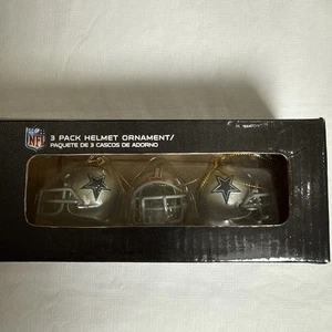 Casco Dallas Cowboys - Confezione da 3 - Albero di Natale Decorazione Natalizia Logo Memory Co. - Foto 1 di 5