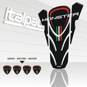 Protector de depósito "Top wings" para DUCATI Monster negro, para tanque, nuevo - Imagen 1 de 1