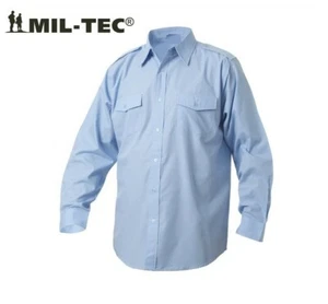 Camicia Spalline Militare Azzurra ML Mil Tec Guardie Giurate GPG Carabiniere - Bild 1 von 1