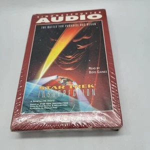 Vintage Star Trek Insurection Audiobook Cassette Box Set Sealed - Picture 1 of 3