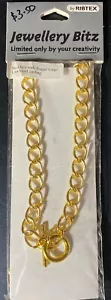 JF664 - Necklace With Toggle Large Link- 100cm - Gold - Picture 1 of 1