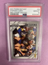 2021-22 Panini Instant Stephen Curry #26 NBA CHAMPIONS BOX SET PSA 10 GEM MT T4