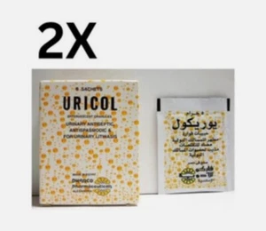 2 PACK x URICOL EFFERVESCENT GRANULES 6 SACHETS / يوريكول حبيبات فوارة - Picture 1 of 1