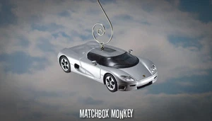 Silver Koenigsegg CC Christmas Ornament 1/43 Adorno RARE Fast & Furious Agera - Picture 1 of 11