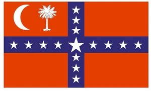 South Carolina Sovereignty Secession Flag Sticker Decal - Picture 1 of 3