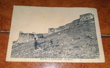 CARTOLINA R. GIANQUINTO MONTE S. GIULIANO ERICE LE MURA FP VG NEL 1916 ANIMATA