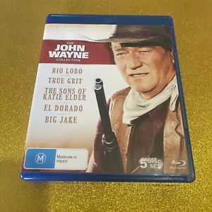 The John Wayne Rio Lobo True Grit El Dorado - Movie Collection Blu Ray Region B - Picture 1 of 5