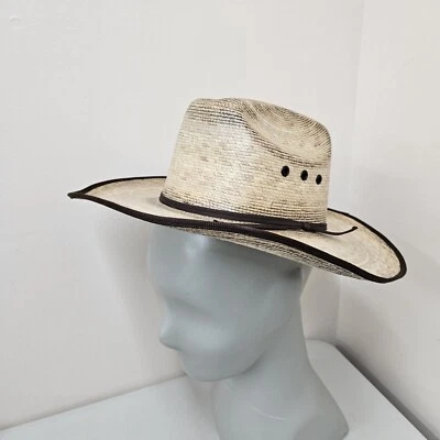 ATWOOD Colt Long Oval Western Straw Cowboy Hat 4X  - Image 1 of 4