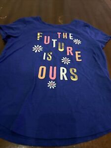T-shirt graphique à manches courtes So Favorite The Future Is Ours - couleur bleue taille L