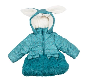Girls' Warm Coat, Baby/Toddlers' Outerwear, Size 6M, 9M, 12M, 18M - Picture 1 of 4
