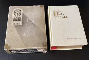 The Holy Bible New Catholic Edition Illustrated Leather Confraternity Ed. 1957 - Picture 1 of 16