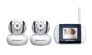 Motorola 2 Kamera Wireless Video Babyphone, 2,8" Farbe LCD, Nachtsicht - Bild 1 von 8