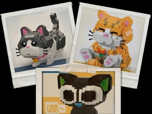 Cute Cats , Set 3 in 1 , 2267 pcs - Picture 1 of 3