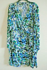 Vestido para damas talla grande talla 3X Covington con volantes florales - Imagen 1 de 2